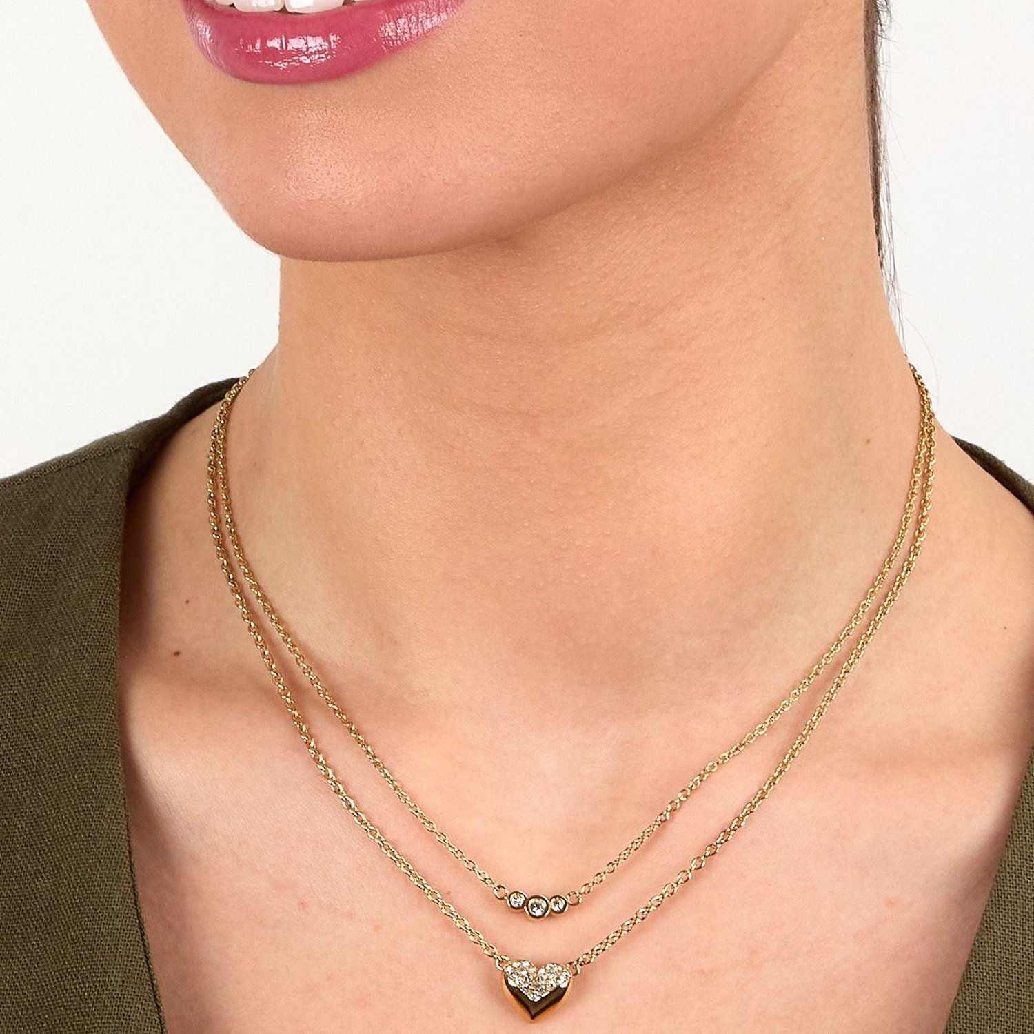 Karl Lagerfeld Колье Pave Amour KLBJW02 — фотография 2